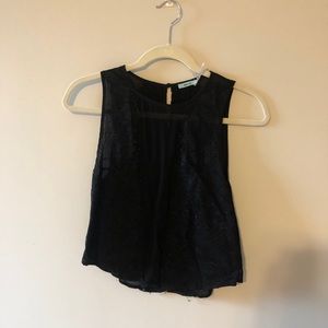 URBAN OUTFITTERS semi sheer lace tank